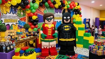 show de batman y robin lego para fiestas
